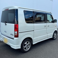 車検R8年10月 走行10.5万㌔ 左側パワースライドドア スズキ エブリイワゴン PZターボの画像