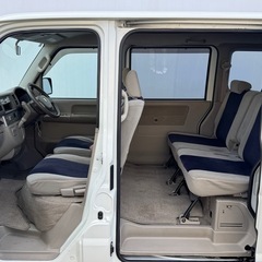 車検R8年10月 走行10.5万㌔ 左側パワースライドドア スズキ エブリイワゴン PZターボの画像