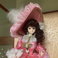 フランス人形 久月 ケース付きの画像