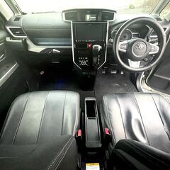 【自社ローン＆リース】でルーミーカスタムに乗れます！🚗　月々格安・保証人不要・ブラックOK　事情がある方でも大丈夫です😉　＜車検2年付き＞H 29年式　修復歴なし　カスタムG　4WD　ALPINEフルセグナビ　両側パワスラの画像