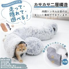 猫トンネルの画像