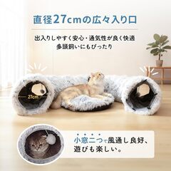 猫トンネルの画像