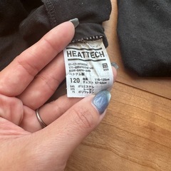 UNIQLO ヒートテック長袖　120 の画像