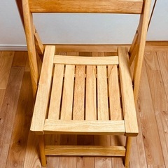 折りたたみ椅子　フォールディングチェアの画像