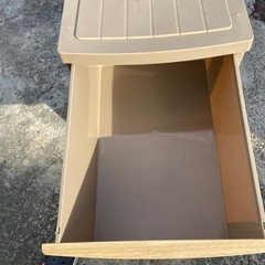 中古　収納ケース　3段　プラスチック　ケースの画像