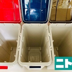 ✅ 美品 ニトリ においがもれにくいロック式 連結ペール ゴミ箱 容量約35L（一個あたり）の画像