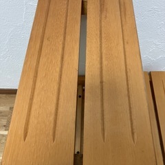 木製 スツール ステップ 踏み台 椅子 2段の画像