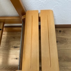 木製 スツール ステップ 踏み台 椅子 2段の画像
