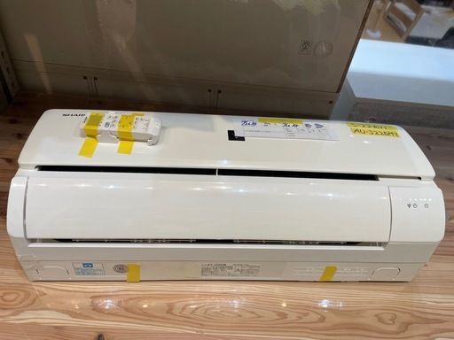 取付可【シャープ/エアコン2.2k】【6畳用】★2019年製　クリーニング済み/６ヶ月保証付き【管理番号1111】S-22-1011野