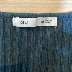 着用一度のみ！GUの深緑のセットアップ売りますの画像