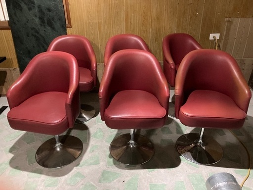 イス　6脚　スナック　バー