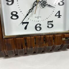 SEIKO セイコー 壁掛け時計 クォーツ QB507B 昭和レトロ の画像