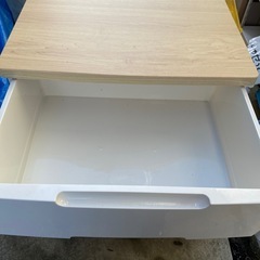 中古　収納ケース　4段　プラスチック　ケースの画像