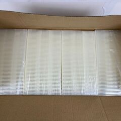 3セットあり 未使用 CD・DVD スリムケース 200枚 2枚収納 厚さ5.2mm プラケース 透明 クリアの画像