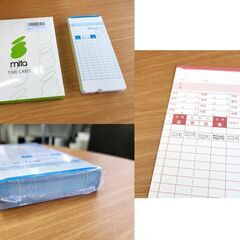 印字OK ミタ 電子タイムレコーダー mk-700 タイムカード リボンカセット付き 事務用品 mita 札幌 北20条店の画像