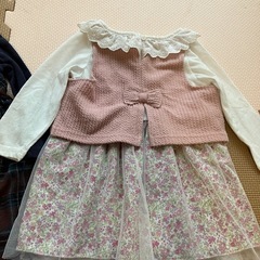 セレモニー ドッキング ワンピース フォーマル 90の画像