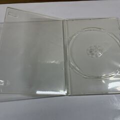 未使用 CD・DVD スリム トールケース 196枚 1枚収納 厚さ7mm プラケース 透明 クリアの画像