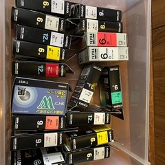 テプラ　予備テープ多数付きの画像