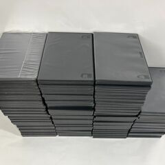 CD・DVD トールケース 90枚 1枚収納 厚さ10mm プラケース 黒の画像