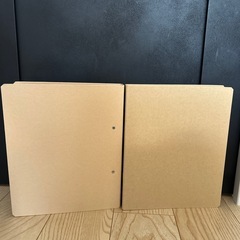 未使用クラフト2穴DリングA4ファイル　7部の画像