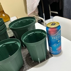 観葉植物の鉢底の画像