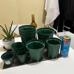 観葉植物の鉢底の画像