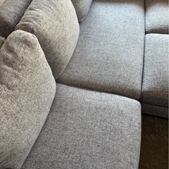 3人がけカウチソファ の画像