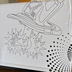 新品未使用　耕運機 家庭用 充電式 大容量バッテリー2個付き の画像