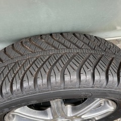 バモス　軽自動車バン　グッドイヤー　オールシーズンタイヤの画像