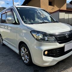 豪華装備ソリオバンディット☆両側パワスラ☆前後ドラレコ☆社外ナビ☆フルセグTV☆Bluetoothオーディオ☆車検9年7月迄☆ETC☆ESPの画像