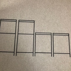 アイアンラック 大好評☆鉄脚4点セット テーブルの画像