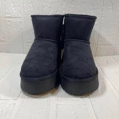 タグ付き新品　厚底 ムートンブーツ レディース ブーツ 防寒　暖かい　24cmの画像