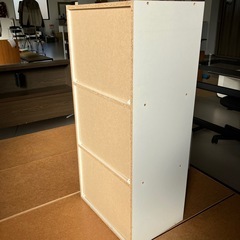 3段ボックス美品白の画像