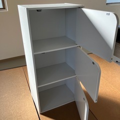 3段ボックス美品白の画像