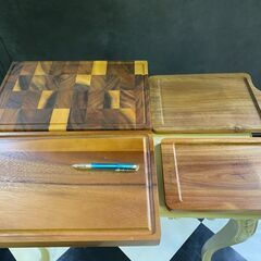 カフェ用まな板4枚（まとめて）の画像