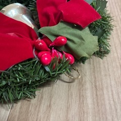 クリスマスリースの画像