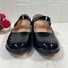 お姫様　フォーマルシューズ フラット 発表会　結婚式　プリンセス　19.5cmの画像