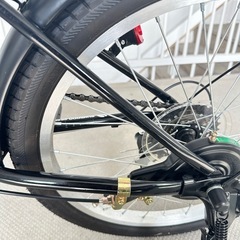 新品に近い、20インチ折りたたみ、6速変速自転車の画像