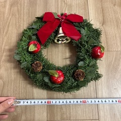 クリスマスリースの画像