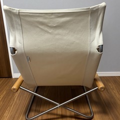 Nychair X ニーチェアX ホワイト ナチュラル 折りたたみ椅子の画像