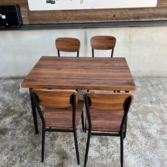 ★激安 ダイニングテーブルセット 4人掛けの画像