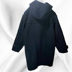 男女兼用　UNIQLO ユニクロ　ダッフルコート S ネイビーの画像