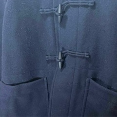 男女兼用　UNIQLO ユニクロ　ダッフルコート S ネイビーの画像