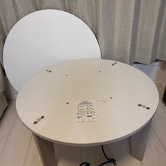 丸テーブルこたつの画像