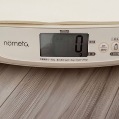 タニタnometaベビースケールの画像