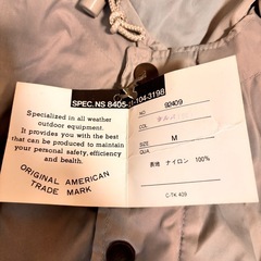 MIDCOAST アノラックパーカー マウンテンパーカー グレー Mの画像