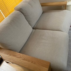 無印良品　
ソファ本体木製フレームの画像