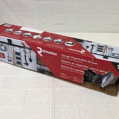 Richelieu（リシュリュー）ガレージレール式壁収納キッド (11 フック＆ 4レール)15ピース オーガナイザーの画像