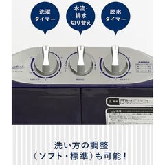 二層式洗濯機の画像