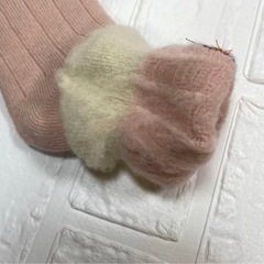 柔らかい生地✨靴下　レディース 3足 厚手 暖かい 保温 防寒 　猫刺繍の画像